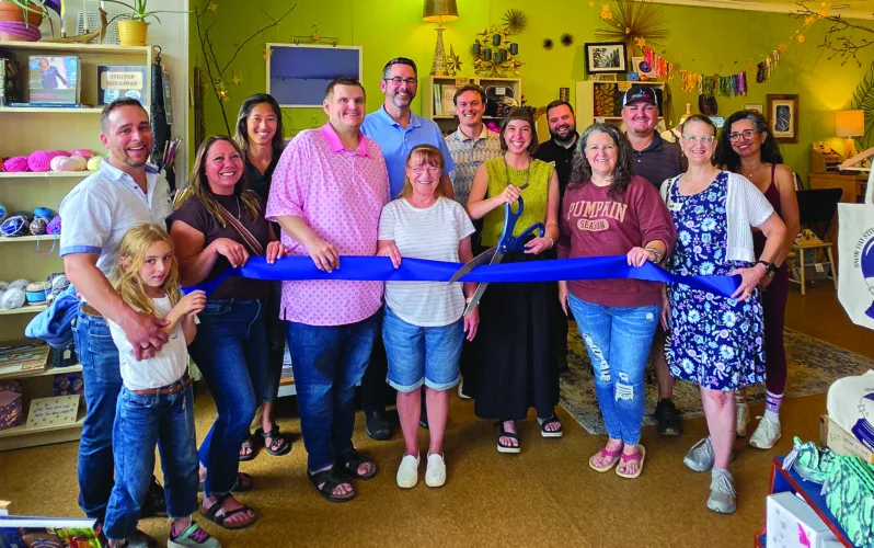 Snow Day Fibers marks opening with a ribbon cutting ceremony
